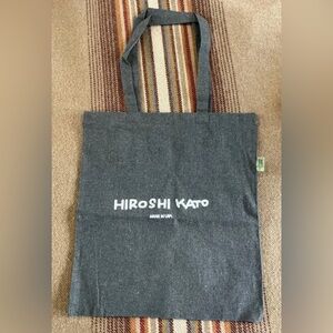 Hiroshi Kato Gray Cotton Tote Bag eco